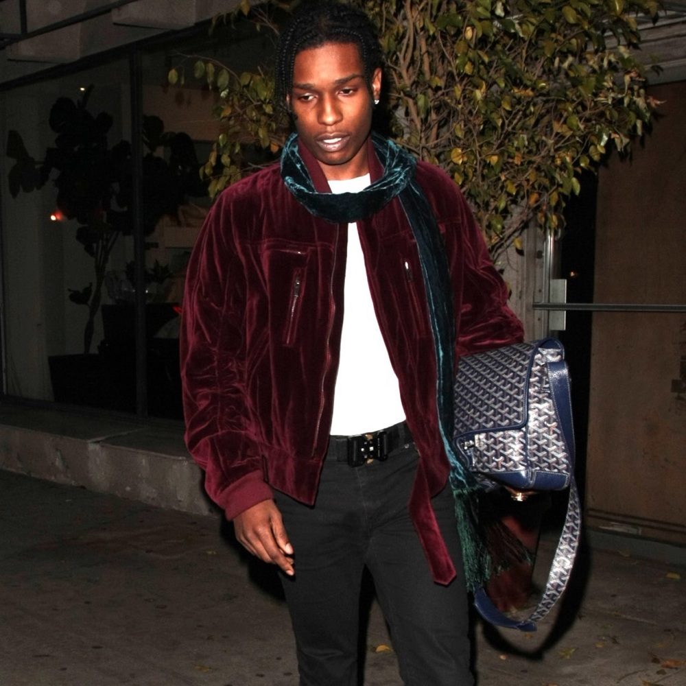 Represent Velour haider ackerman inspired bomber kanye asap rocky with riri zip